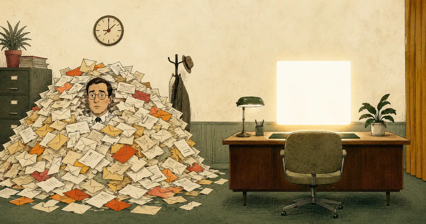 Visual comparison of email-based document collection versus client portal workflows for accountants