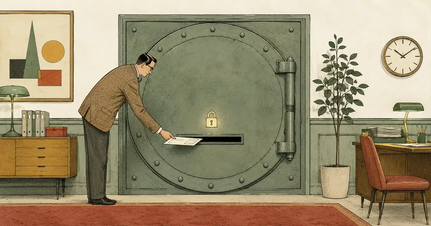 Secure document collection architecture with encryption and access controls for accounting firms